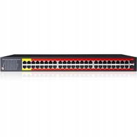 Switch PoE Getfort 48GE+2SFP Gigabit 800W