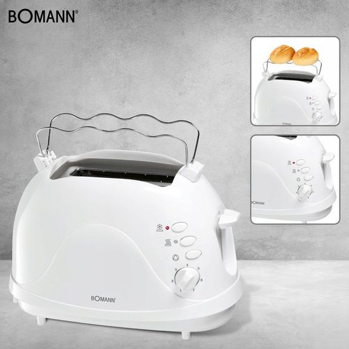 TOSTER NA 2 KROMKI BOMANN TA 879 W CB BIAŁY na Arena.pl