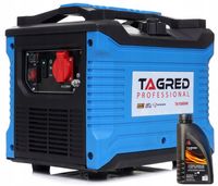 AGREGAT PRĄDOTWÓRCZY GENERATOR PRĄDU 1200W MIEDZIANA PRĄDNICA + OLEJ