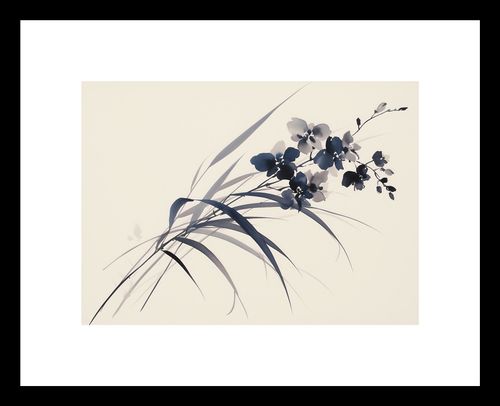 Plakat 18x13cm Orchidea w Sepii na Arena.pl