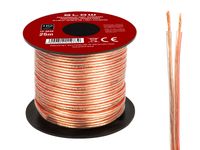 Przewód głośnikowy 2x1,00mm przezroczysty 25m