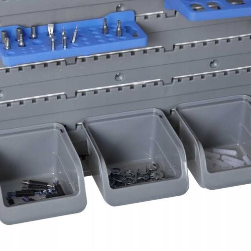 tablica ścienna z pojemnikami niebiesko-szara 44 elementy na Arena.pl