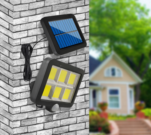 Lampa solarna 120 COB LED kabel 5m LS2 zdjęcie 12