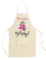 Fartuch Kuchenny Babcia gotuje najlepiej