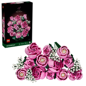 LEGO 10374 Botanicals Bukiet różowych róż Kwiaty Dekoracja Prezent 789 el.