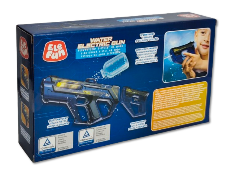 Pistolet na  wodę - Elektryczny 36cm - Niebieski zdjęcie 5