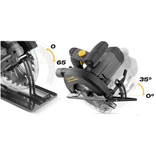 Pilarka tarczowa do drewna 1200 W Humberg HM-420 piła z prowadnicą odsysanie pyłu na Arena.pl