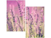 60X60CM LAWENDA DWU OBRAZ ŚCIAN