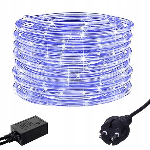 WĄŻ ŚWIETLNY ZEWNĘTRZNY 240 LED LAMPKI CHOINKOWE IP44 10m WIELOKOLOWY na Arena.pl