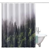 zasłona prysznicowa, kurtyna z wydrukiem 3d, wodoodporna 200x180 cm zpr20
