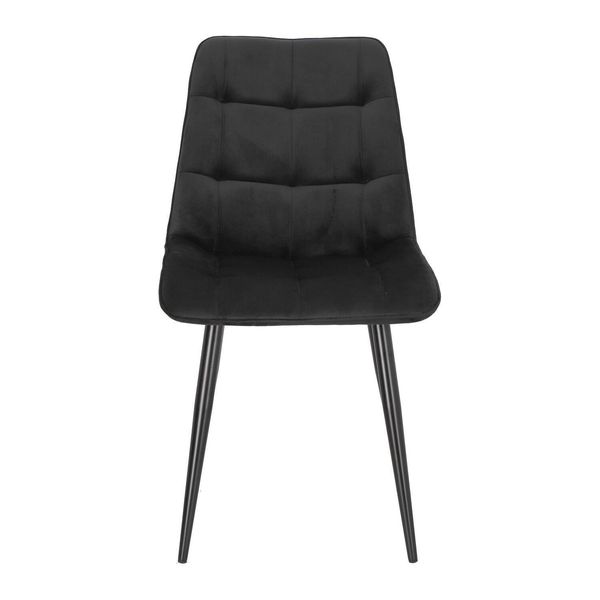 Krzesło Plaid czarne/ czarne nogi hampton zdjęcie 3