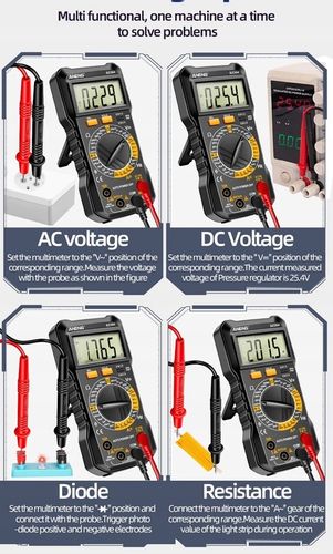 Miernik Multimetr Cyfrowy ANENG SZ304 funkcja HOLD na Arena.pl