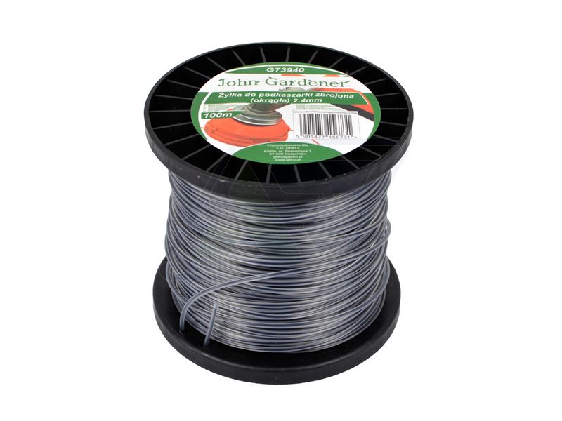 ŻYŁKA TNĄCA DO KOS I PODKASZAREK 2.4 MM 100 MB G73940 OKRĄGŁA + RDZEŃ zdjęcie 2