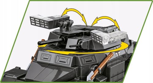 Klocki COBI 2657 Sd.Kfz.222 lekki pojazd niemiecki bojowy siły zwiadowcze na Arena.pl