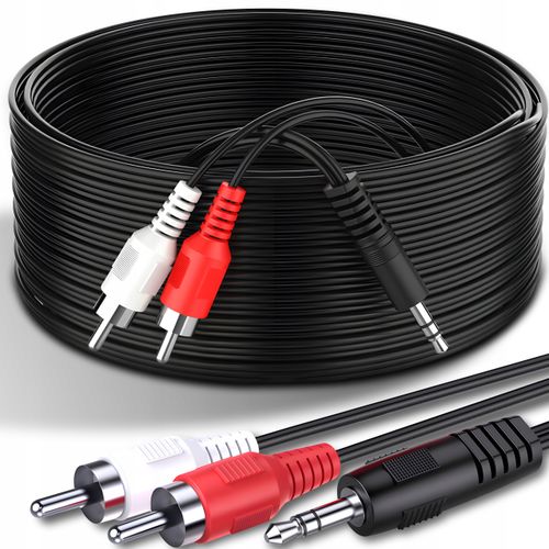 Kabel RETOO 3,5 mm minijack (3,5 mm) - 2x RCA (cinch) 1,5 m na Arena.pl