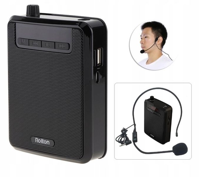 Wzmacniacz głosu przewodowy ROLTON K300 mikrofon zdjęcie 1