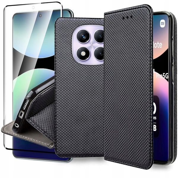 Etui do Redmi Note 14 Pro Plus 5G / Note 14 Pro 5G I SMART MAGNET +FOLIA 9D zdjęcie 1