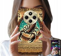 ETUI DO XIAOMI REDMI 14C 4G - SKORPION ZNAK ZODIAKU ASTRONOMIA + FOLIA
