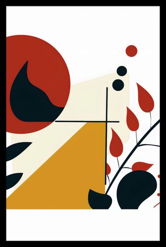 Plakat 56,6x86,4cm Ogień i Flora na Arena.pl