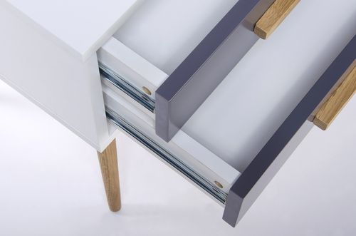 Szafka nature - biały, dąb na Arena.pl