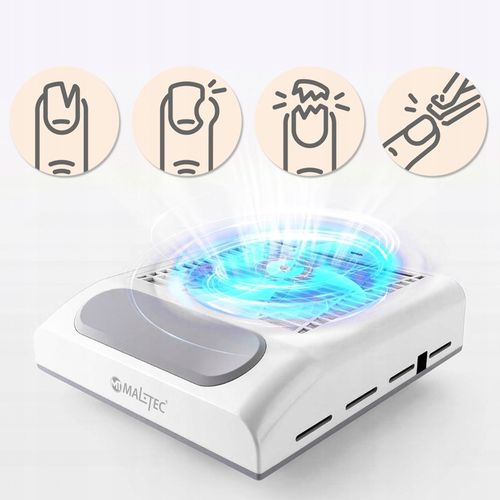 POCHŁANIACZ PYŁU DO PAZNOKCI BEZWORKOWY KASETOWY MANICURE FILTR 80W na Arena.pl