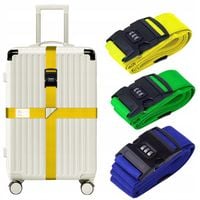3x PAS ZABEZPIECZAJĄCY PODWÓJNY WALIZKI TORBY BAGAŻU PODRÓŻNY ZESTAW MIX2