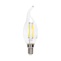 Żarówka LED Filament C35 E14 4W 470lm zimna energooszczędna do biura