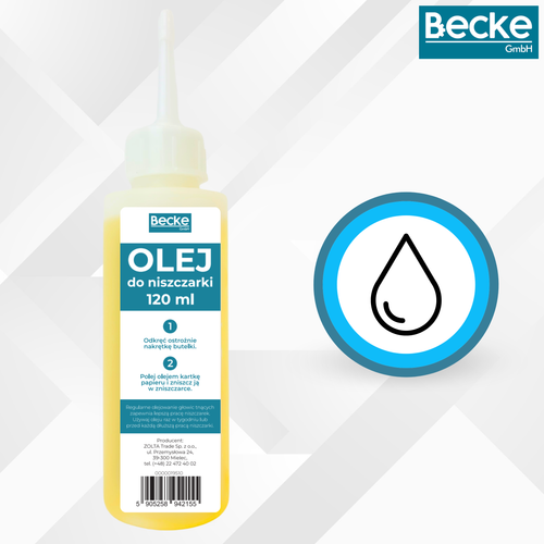 olej do niszczarki do papieru becke na Arena.pl