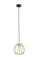Lampa wisząca 1xE27 GLOBE BLACK/GOLD