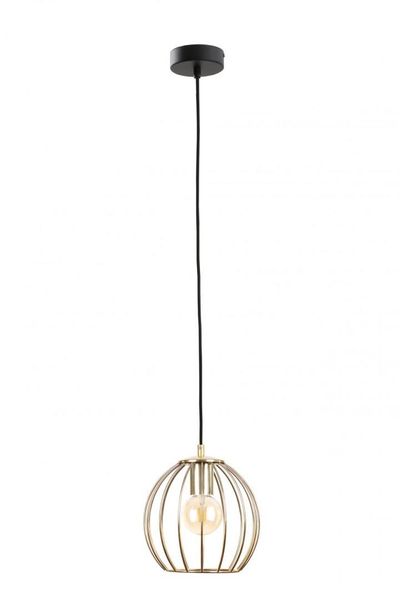 Lampa wisząca 1xE27 GLOBE BLACK/GOLD zdjęcie 1
