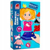 Gra magnetyczna ubranka Nikole The little girl, Roter Kafer dla dzieci