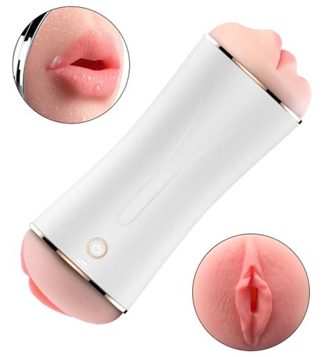 Dwustronny masturbator z wibracjami na Arena.pl