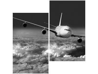 60X60CM NAD CHMURAMI DWU OBRAZ ŚCIAN