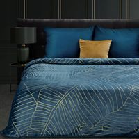 Koc narzuta MUSA2 150x200 Eurofirany granatowa