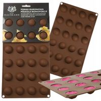 FORMA SILIKONOWA KSZTAŁT MONOPORCJE DO CZEKOLADY PRALIN LODU CIASTA ŻELKÓW