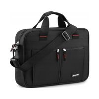 Torba na laptopa 15,6 lekka duża torba do pracy damska męska czarna ZAGATTO