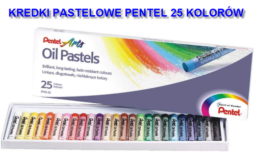 pastele olejne 25kol. pentel phn-25 a'12 3597 na Arena.pl