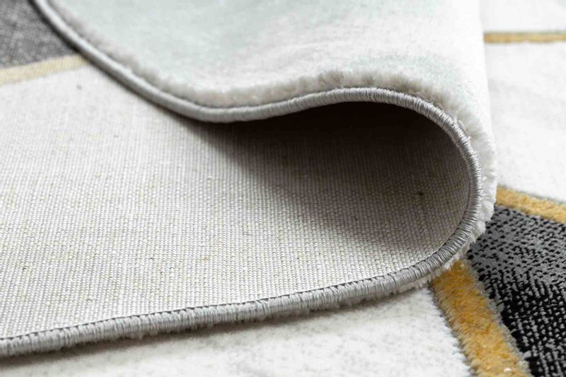 RUG/LU/ESTEMA/MARBLE3/BLACK+GOLD/R160 zdjęcie 7