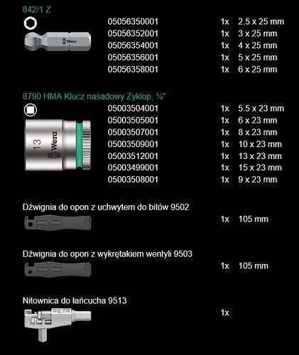 BICYCLE SET 3 A, 40 CZĘŚCI - W05004188001 na Arena.pl