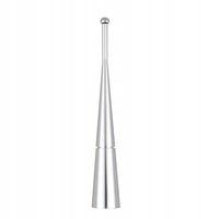 Antena maszt bat samochodowy sportowy 10cm CHROM