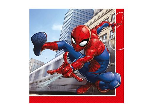 Serwetki papierowe Spiderman Crime Fighter, 20 szt. na Arena.pl