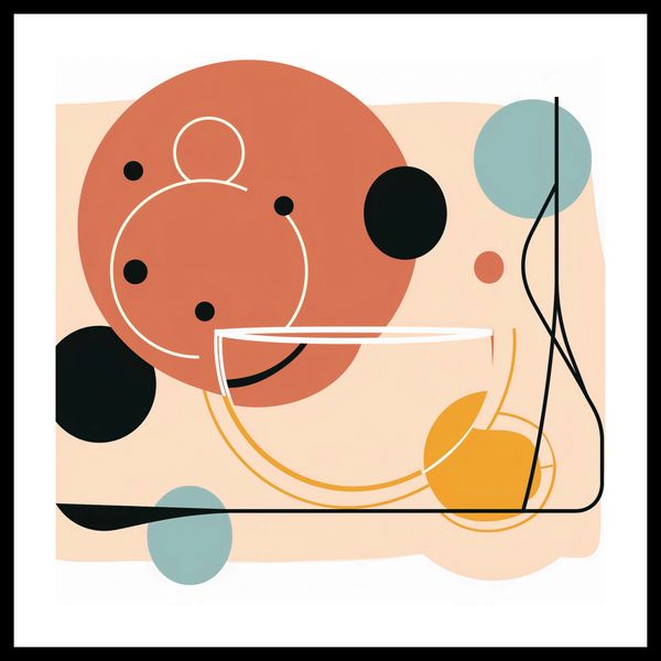 Plakat 60x60cm Harmonia Ciepła zdjęcie 3