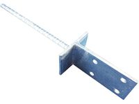 Podstawa płaskownik 8mm z kotwą 16mm Solidna