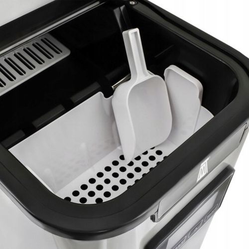 Kostkarka Domowa Maszyna Do Lodu Srebrna Szara Wydajna Łatwa w Obsłudze na Arena.pl