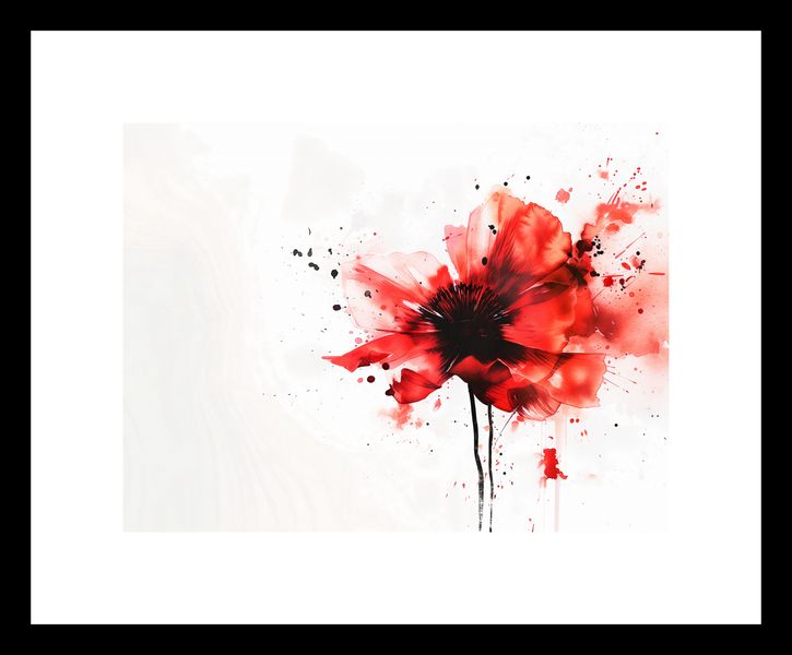 Plakat 20x15cm Płynna Akwarela zdjęcie 3