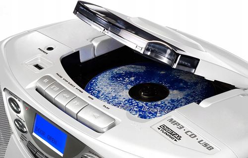 Radioodtwarzacz Karcher RR 510N Biały Odtwarzacz CD, Stereo, Bluetooth na Arena.pl