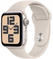 Apple Watch SE (2.gen) 40mm GPS , Starlight - księżycowa poświata pasek S/M