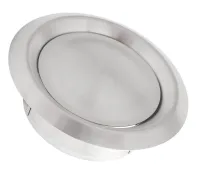 Anemostat Okrągły ze Stali Nierdzewnej Regulowany Nawiewno-Wywiewny 125 mm