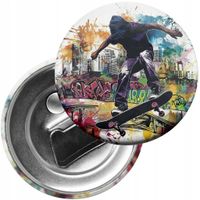 Magnes na lodówkę z otwieraczem DESKOROLKA SKATE SPORT OLLIE