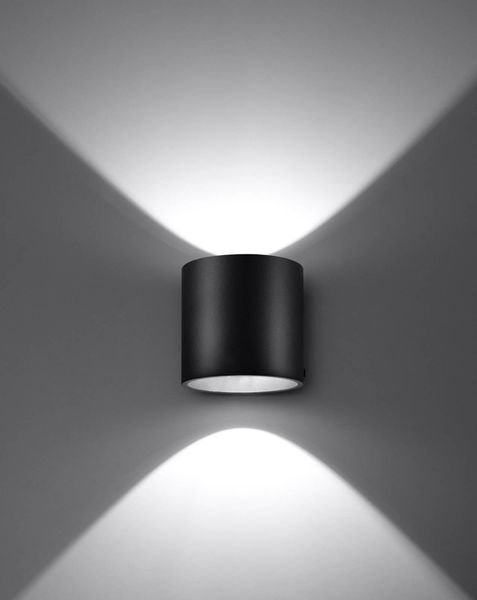 Kinkiet LAMPA ścienna SL.0048 metalowa OPRAWA tuba czarna zdjęcie 2